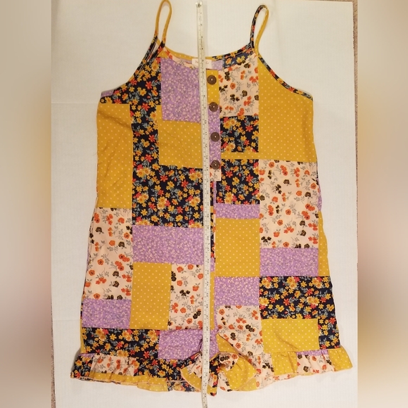BOHO Cottage Core, Patchwork style Romper (Small) - Picture 5 of 11
